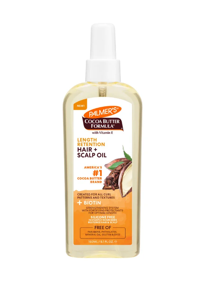 بالمرز Cocoa Butter Formula Biotin Hair&Sclp Oil-150ml