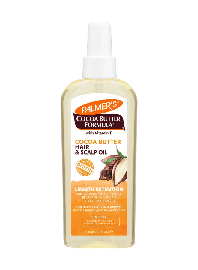 بالمرز Cocoa Butter Formula Biotin Hair&Sclp Oil-150ml