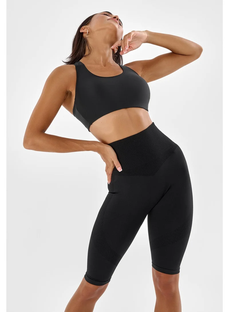 Bona Fide Bona Fide Premium Quality High Waist Biker Shorts for Women with Push Up - Womens Lifting Shorts for Gym, Workout
