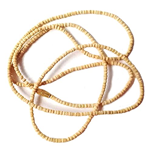 Vrindavanstore.in Tulsi Mala for Daily Jaap & Meditation | 108 Beads Natural Wood for Men & Women (2 Round Tulsi Mala) - Image 1