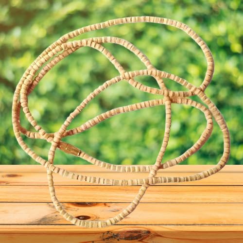 Vrindavanstore.in Tulsi Mala for Daily Jaap & Meditation | 108 Beads Natural Wood for Men & Women (2 Round Tulsi Mala) - Image 4