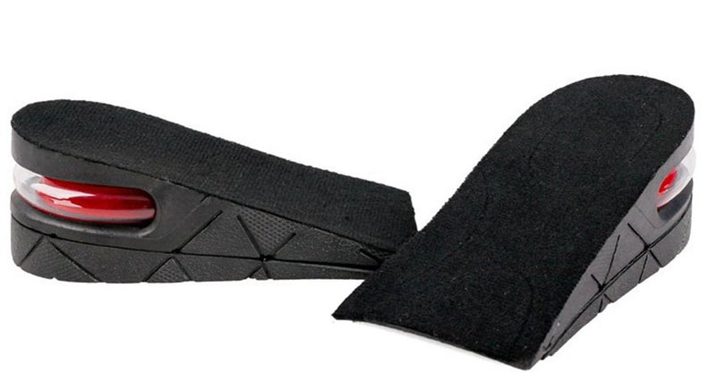 lasenersm 2layer Height Increase Elevator Shoes Invisible Insole Lift Kit Heels Inserts for Women and Men 2 Inches