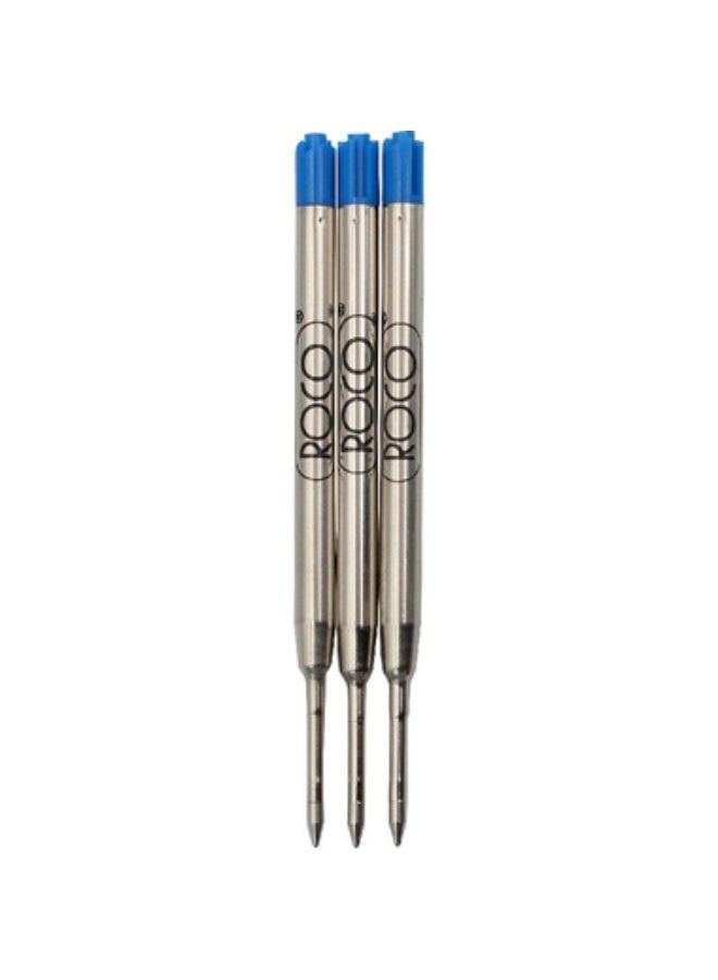 ROCO Lithos Ballpoint Pen Refill Medium Blue - Image 1