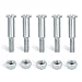 Minho Motorcycle Handlebar Lever Pivot Bolt in Low Carbon Steel MaterialM10 Flat Slotted HeadM6 ThreadingOverall Lenght 36mmfor 22mm Handlebar Master Cylinders - Image 2