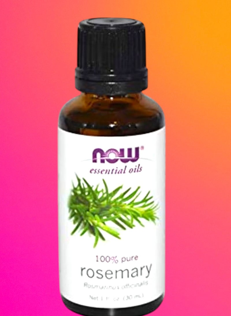 now Pure Rosemary Essential Oil Clear 30ml - Image 1