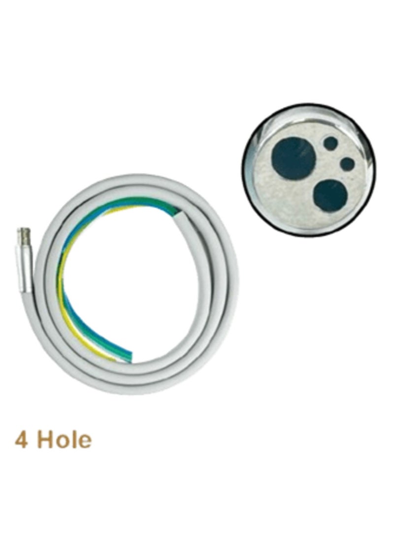 Generic 4-Hole Dental Handpiece Tubing with Metal Connector – Flexible, Durable Hose for Dental Units  - Image 1