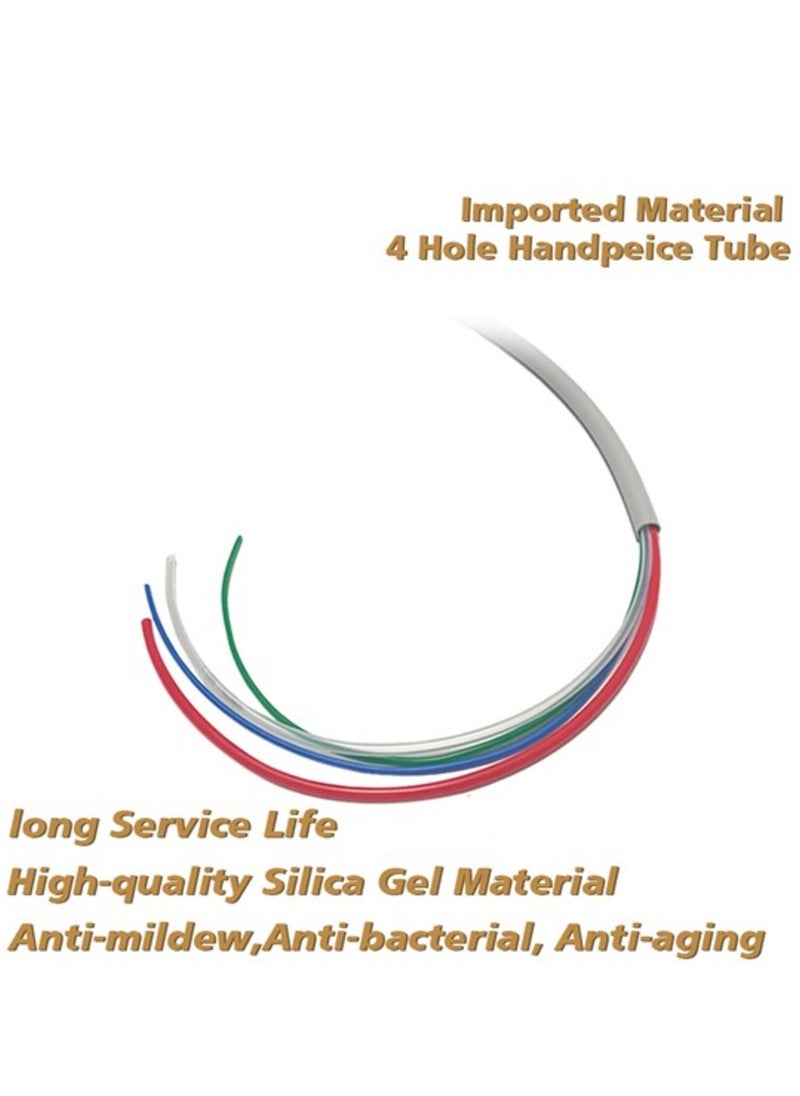 Generic 4-Hole Dental Handpiece Tubing with Metal Connector – Flexible, Durable Hose for Dental Units  - Image 4