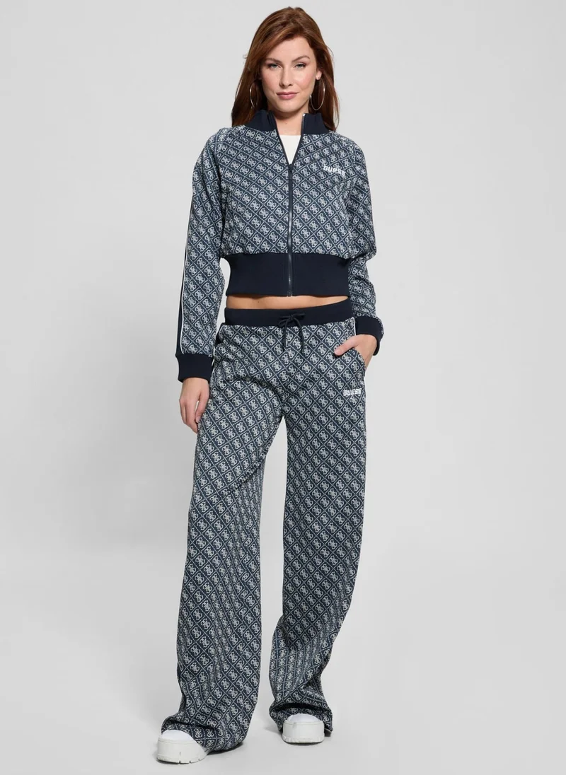 GUESS Embroidered Printed Sweatshirt
