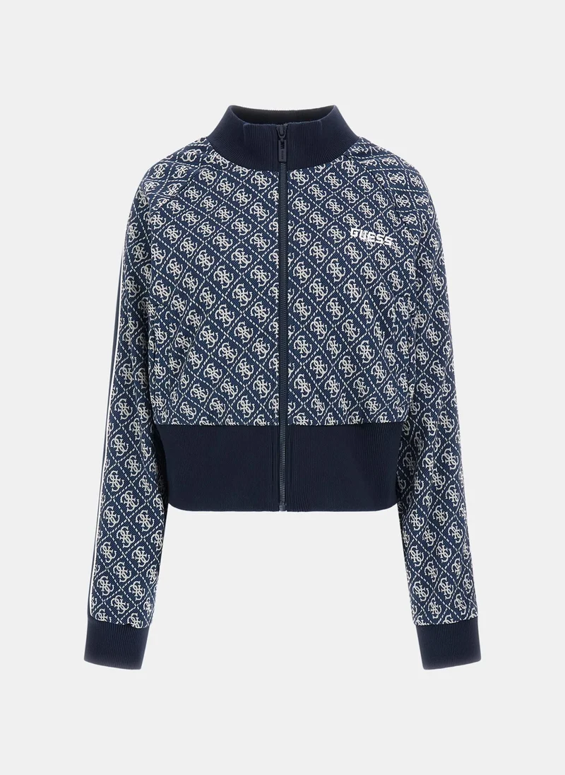 GUESS Embroidered Printed Sweatshirt