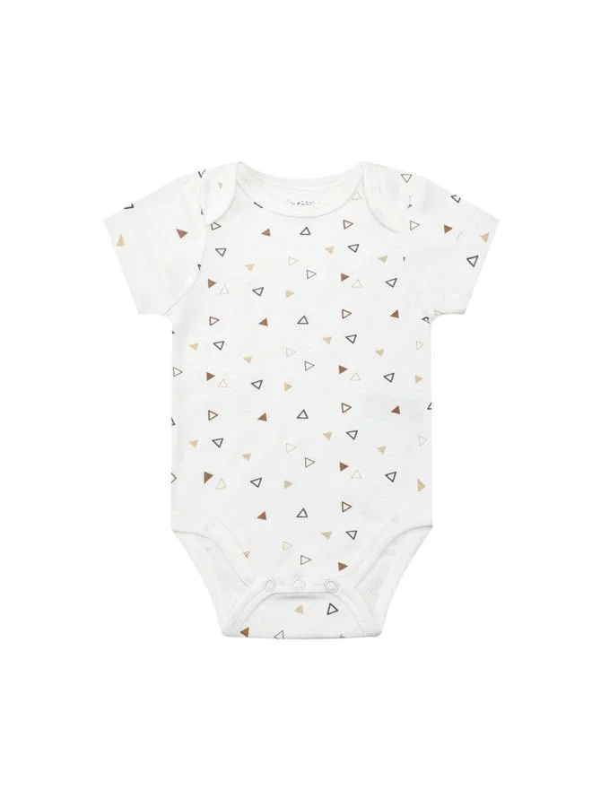 Luna & Lily 5-Piece Bear Print Onesie, Cap, Bib, Mittens and Bodysuit