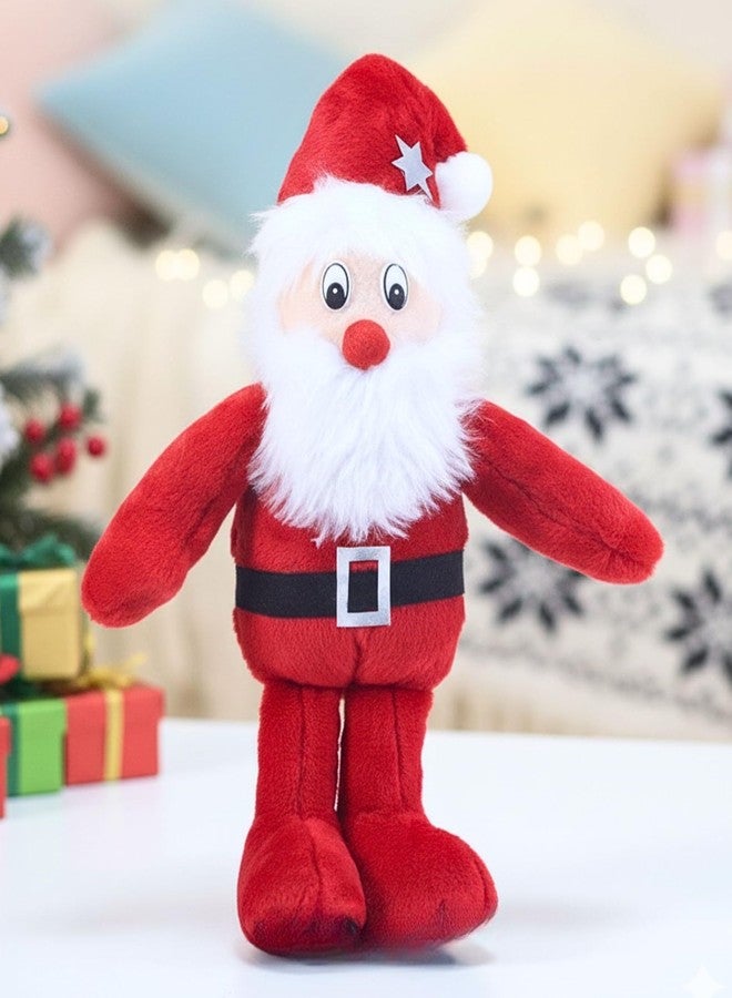 Tickles Santa Claus Stuffed Soft Plush Animal Toy for Kids Boys & Girls Christmas Gifts (Size: 30 cm Color: Red) - Image 1