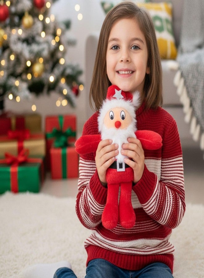 Tickles Santa Claus Stuffed Soft Plush Animal Toy for Kids Boys & Girls Christmas Gifts (Size: 30 cm Color: Red) - Image 4