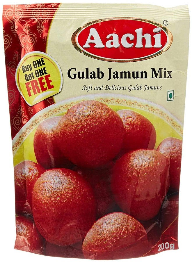 Aachi Gulab Jamun Mix Pouch, 2 X 160 g with Buy 1 Get 1 Free - Image 1