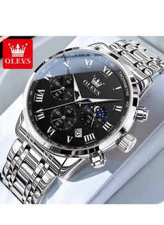 OLEVS Watches For Men Quartz Stainless Steel Water Resistant Watch 5529  - Image 1