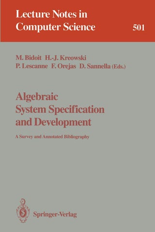Algebraic System Specification and Development: A Survey and Annotated Bibliography - pzsku/Z666932CFFDF0925A0C12Z/45/1749041556/44d6f5be-228a-4c5f-b0c2-ad35bf844962