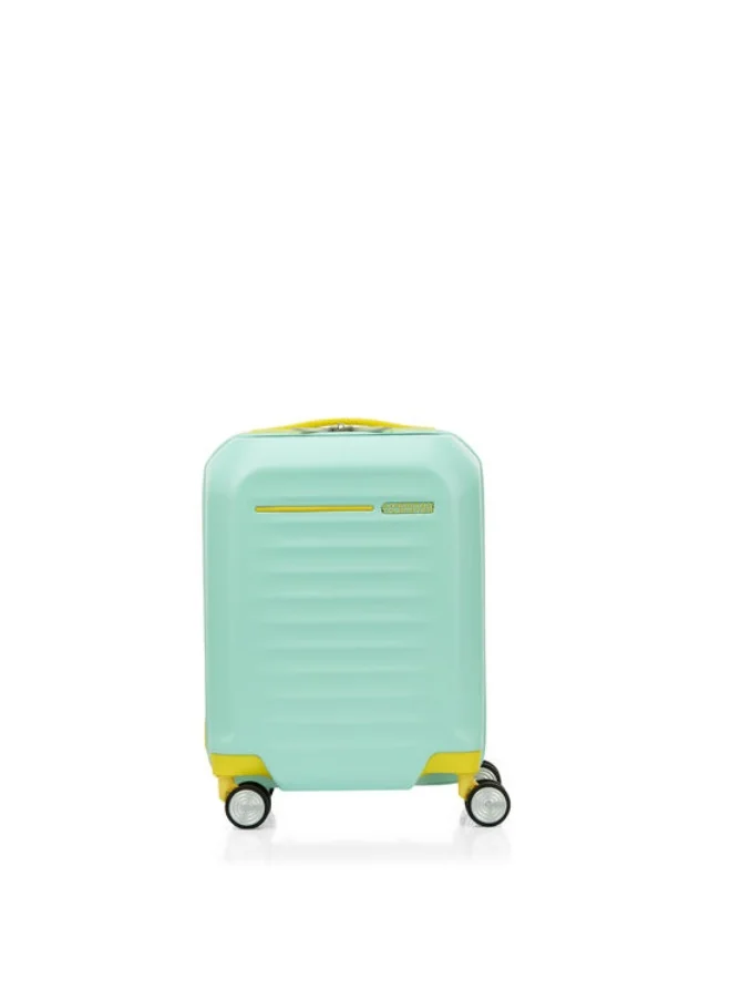 AMERICAN TOURISTER American Tourister Little Frontec Spinner - Aqua Yellow - 3 Years Global Warranty