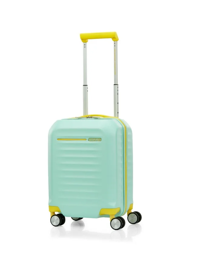 AMERICAN TOURISTER American Tourister Little Frontec Spinner - Aqua Yellow - 3 Years Global Warranty