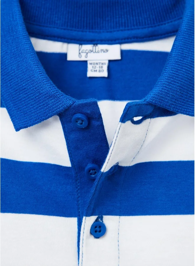 Ovs OVS Striped Pique Polo Shirt