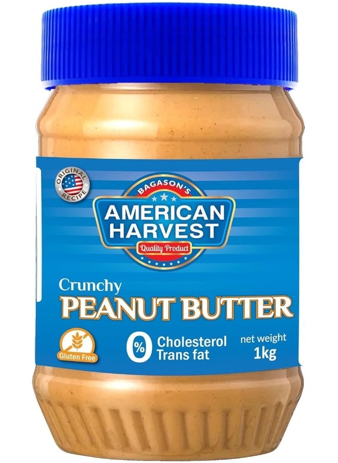 American Harvest American Harvest Peanut Butter Crunchy 1kg  - Image 1