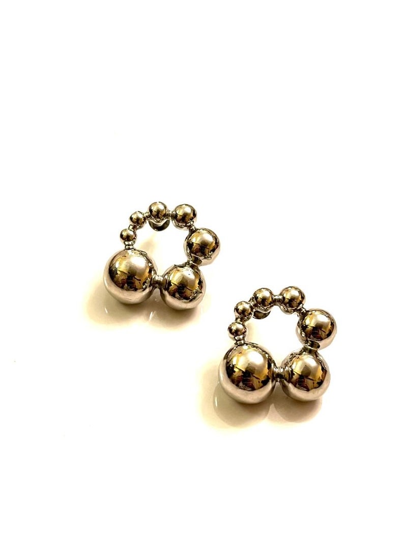 Trio Earrings Asymmetric Stud earrings - Image 3