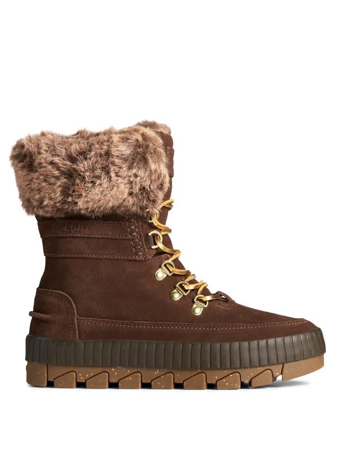 SPERRY Women's Torrent Winter Lace Up Snow Boot, Brown, 6.5 - Image 2