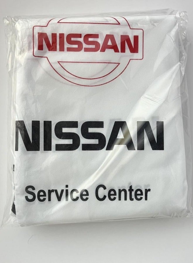 Nissan Nissan white 2-piece driver and passenger seat covers  - Image 1