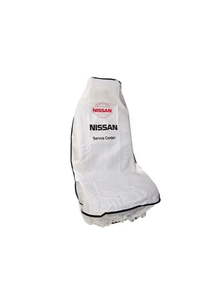 Nissan Nissan white 2-piece driver and passenger seat covers  - Image 3