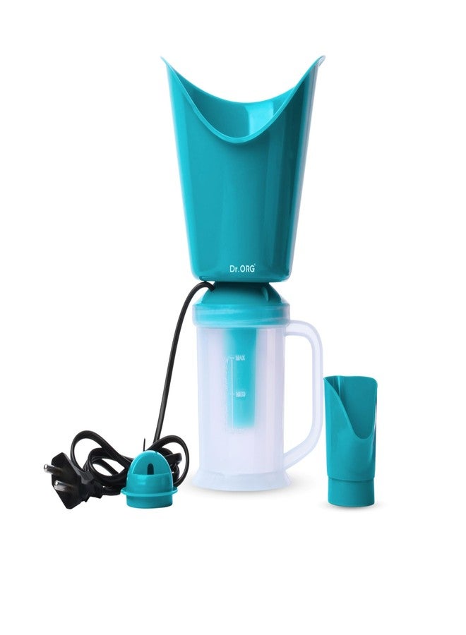 Dr. ORG Dr ORG 3 in 1 steamer for cold and cough (GREEN) & Digital Thermometer (BLUE) vaporizer steamer for FACIAL Professional Facial Steamer (120 W) - Image 4