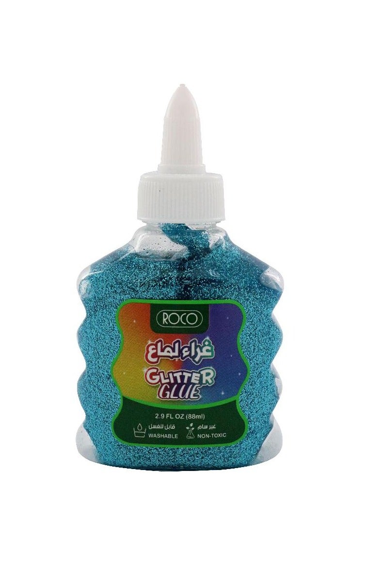 ROCO Glitter Glue Metallic Light Blue