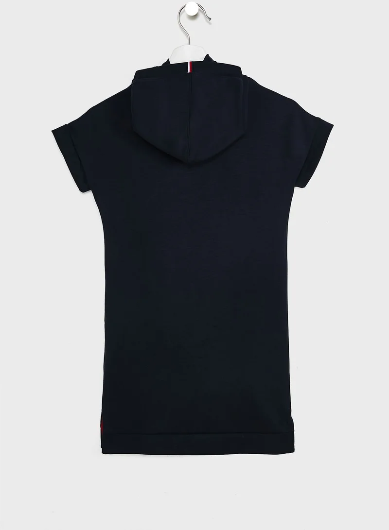TOMMY HILFIGER Youth Logo Hooded Dress