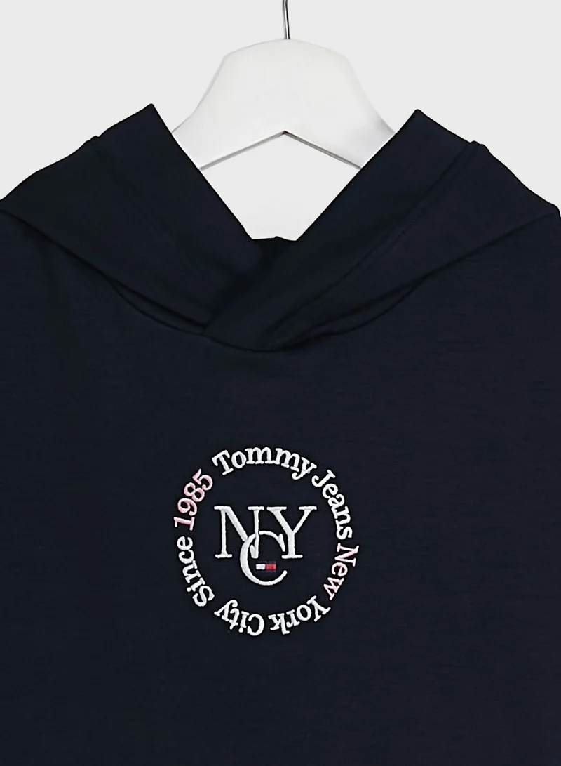 TOMMY HILFIGER Youth Logo Hooded Dress