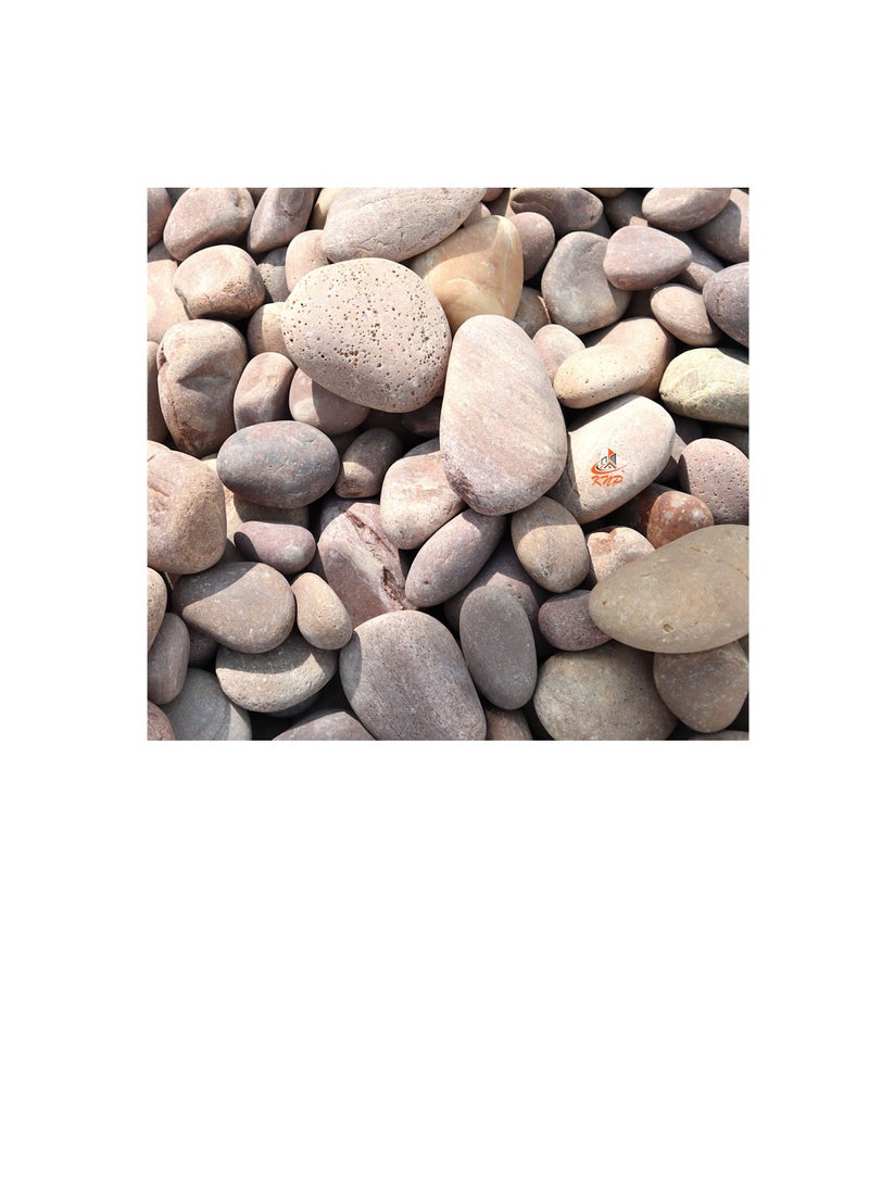 KNP Red River stone Natural Garden Material 3-5 CM 20KG - Image 2