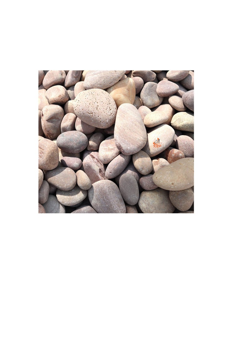 KNP Red River stone Natural Garden Material 3-5 CM 20KG - Image 1
