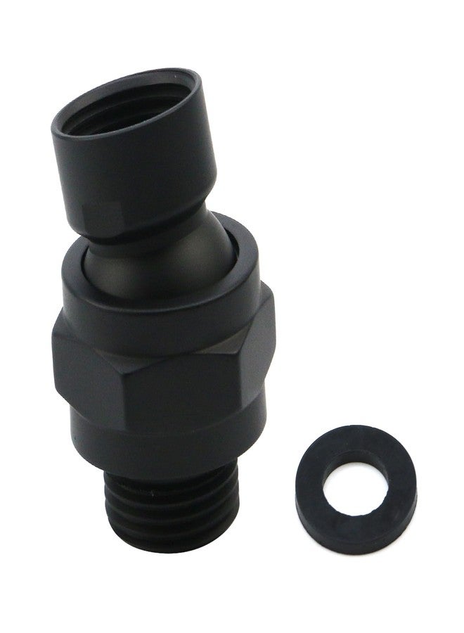 Tsnamay رأس دش مات أسود تسناماي مع كرة دوارة 360° محول كوع رأس دش نحاسي مطلي بالكروم قابل للتعديل لذراع دش عالمي G1/2 - Image 1