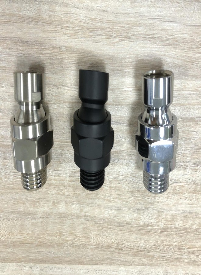 Tsnamay رأس دش مات أسود تسناماي مع كرة دوارة 360° محول كوع رأس دش نحاسي مطلي بالكروم قابل للتعديل لذراع دش عالمي G1/2 - Image 5