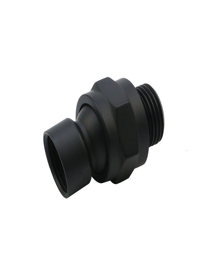 Tsnamay رأس دش مات أسود تسناماي مع كرة دوارة 360° محول كوع رأس دش نحاسي مطلي بالكروم قابل للتعديل لذراع دش عالمي G1/2 - Image 4