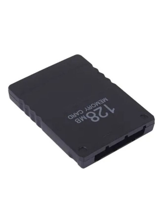 عصا حفظ بيانات لعبة بطاقة الذاكرة سعة 128 ميجابايت لوحدة تحكم ألعاب Sony PlayStation 2