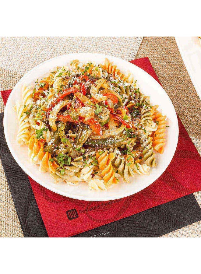 Restaurantware أطباق تقديم فوغّا 6 × 6 بوصة، 10 أطباق عشاء دائرية - متميزة، قابلة للغسل في غسالة الصحون، أطباق تقديم بيضاء من الميلامين، لتقديم الطعام الساخن أو البارد، لجميع المناسبات - Image 3