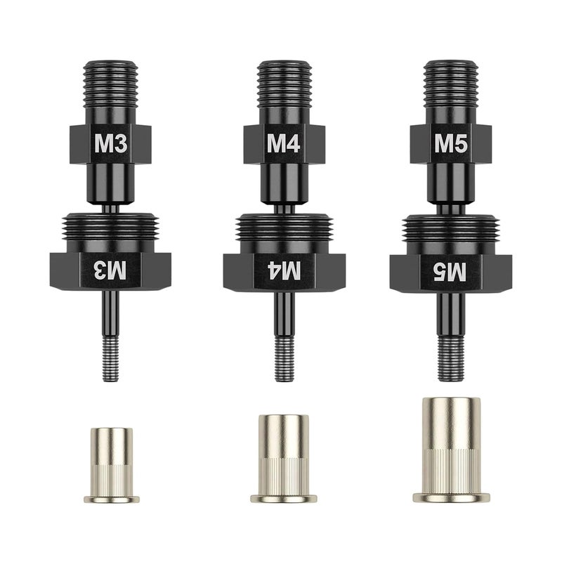 Beaspire 3 PCS Cordless Drill Electric Rivet Gun's M3、M4、M5 Mandrels - Image 1