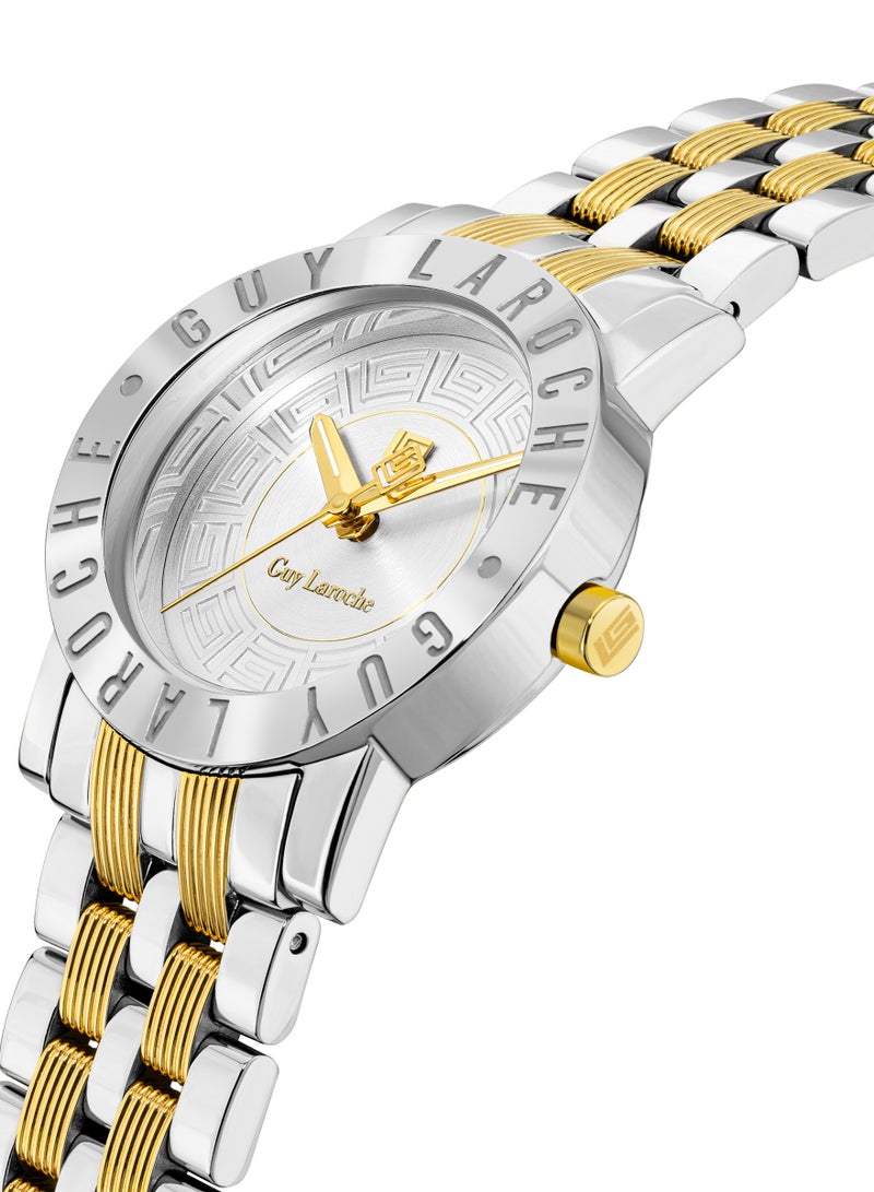 Guy Laroche Alex Watch for Women with Stainless Steel Bracelet 29 mm 5 Atm  - Image 2