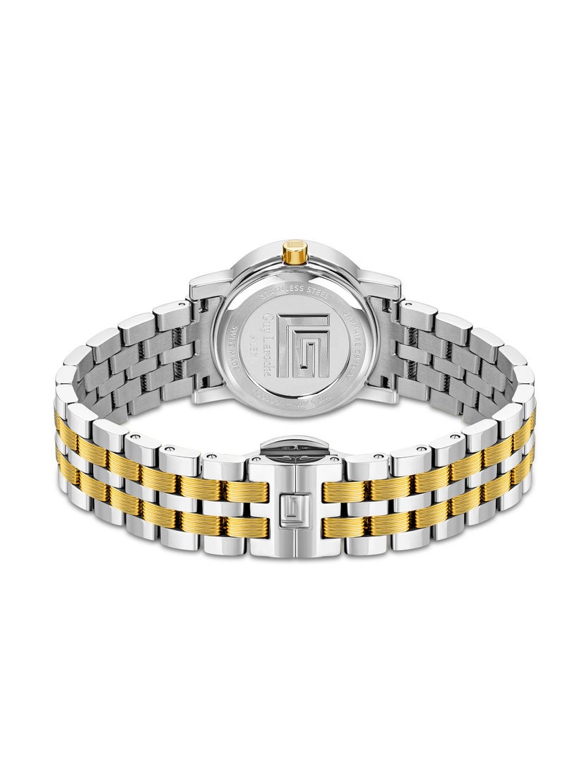 Guy Laroche Alex Watch for Women with Stainless Steel Bracelet 29 mm 5 Atm  - Image 3
