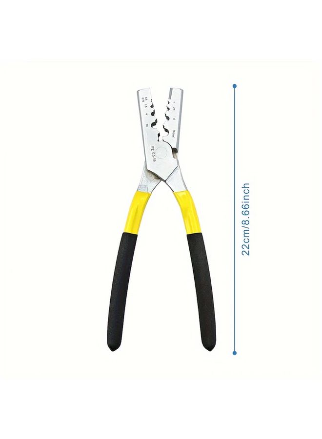 250 Pcs Copper Connecting Pipe Kit With Crimping Pliers For Wire Joints Cable Lugs - Image 3