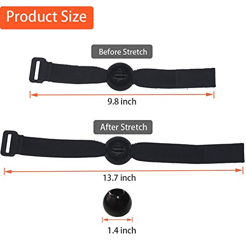 ZipSeven Football Catching Trainer Football Receiving Training Aid Football Training Pratice Equipment Training Hand Strap Football Accessory for Youth - No Flat Hands - Image 2