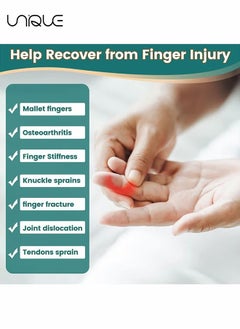Unique Finger Splint, 3PCS Finger Support Brace Finger Stabilizer for Broken Fingers Straightening Arthritis Knuckle Immobilization,Black(3 Size)  - Image 4