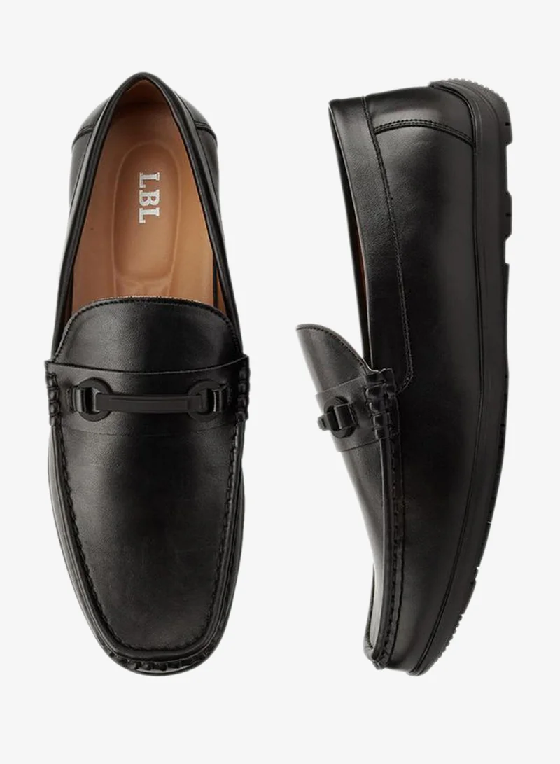 LBL by Shoexpress BLACK Men Accent Detail Loafers for Men | Best Price UAE