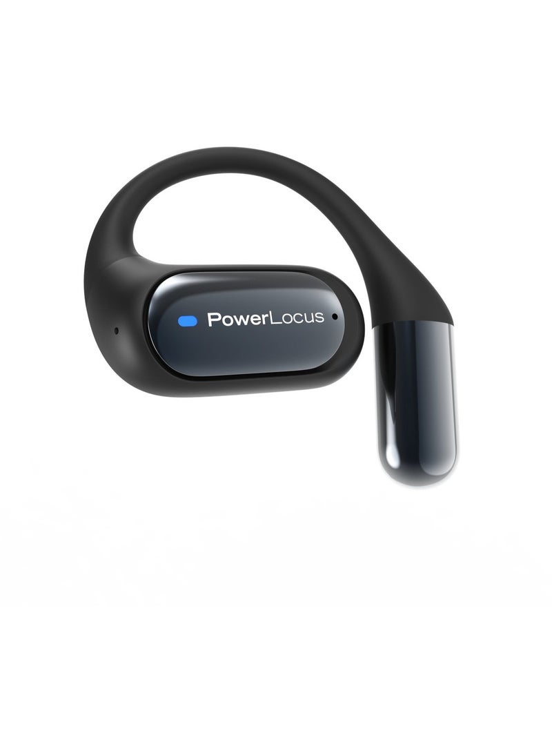 PowerLocus Free X - Open-Ear Headphones - Wireless Earbuds - Bluetooth 5.4 - Wireless Earphones - Waterproof Sports Earphones - Universal - Move Black - Image 4