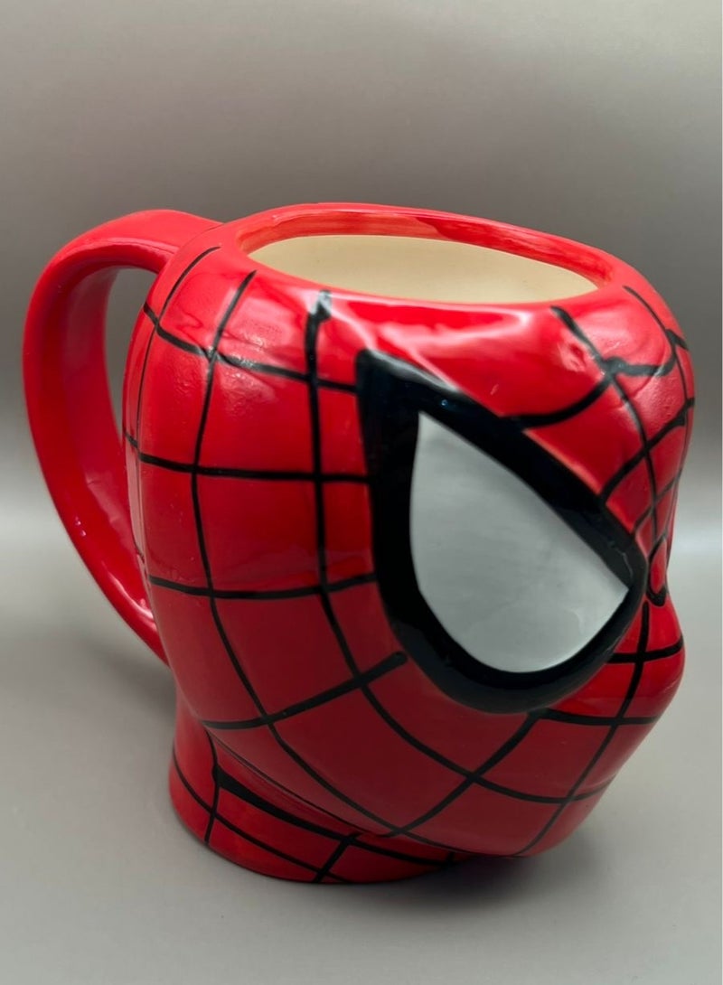 SPIDERMAN Marvel, Ceramic red cup(spider man) with Capacity of 400 Milliliters - Image 1