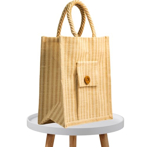 Anbali - Jute Lunch bag for office men and women | Jute bags for lunch box and tiffin | office carry lunch bag - Image 1