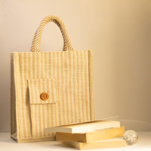 Anbali - Jute Lunch bag for office men and women | Jute bags for lunch box and tiffin | office carry lunch bag - Image 2