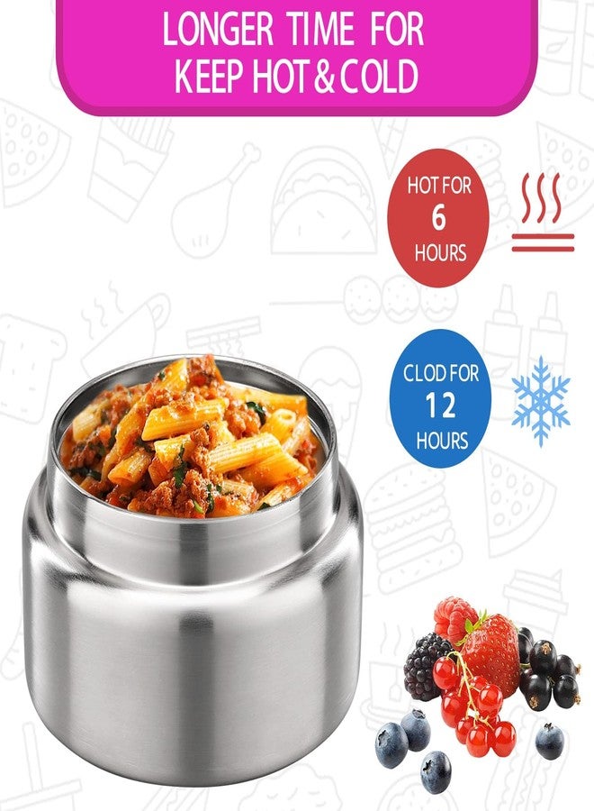 MAISON HUIS 8oz Soup Thermo Wide Mouth Vacuum Insulated Thermo Jar, Leak Proof Stainless Steel Food Container for Hot&Cold Food Kids Lunch Soup for School Travel (Purple) - Image 3